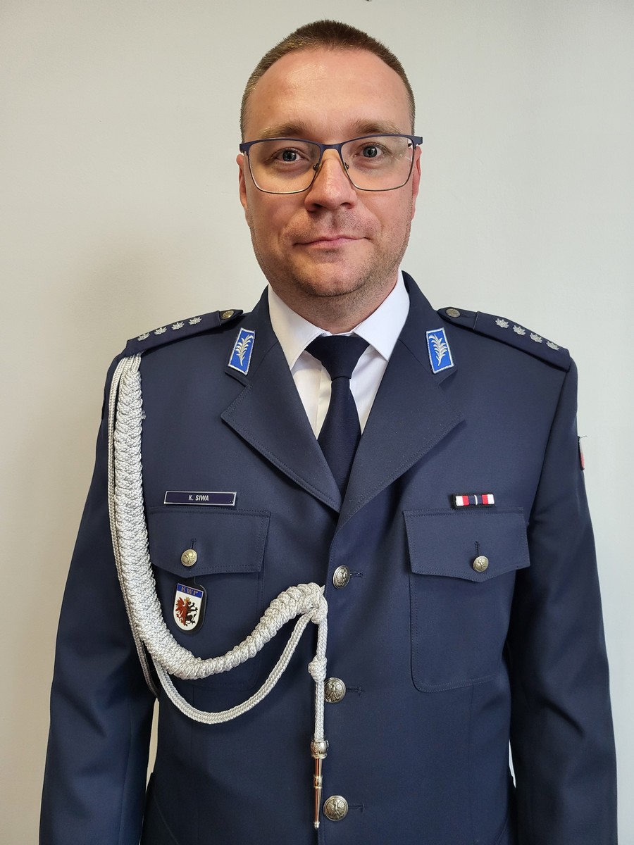 Zdjęcie p. o. Komendanta Powiatowego Policji